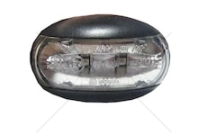 Svítilna poziční 12v/30v 2xled bílá oválná 0013085_A