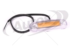 Svítilna poziční 12v/30v led 110x30 oranžová, oválná 0186256_A