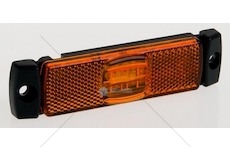 Svítilna poziční 12v/30v led oranžová 130x32, s odrazkou kabel 0,5m 0076841_A