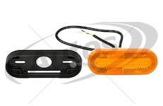 Svítilna poziční 12v/36v led oranžová, s odrazkou a funkcí směrovky, bez držáku s kabelem 0078731_A