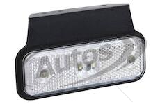 Svítilna poziční 24v/96x30 3xled bílá s držákem 90° 0088632_A