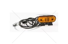 Svítilna poziční  24v led, oranžová, držák 90°, kabel 1,5m 0070921_A