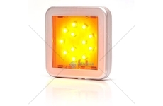 Svítilna poziční boční LED čtvercová 12-24V žlutá WAS W122/983KR