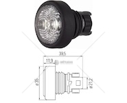 Svítilna poziční e4-11371 kogel 2xled bílá 0031592_A