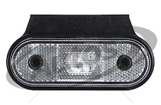 Svítilna poziční ft20b+k/24v/120x46 led bílá s držákem 0079038_A