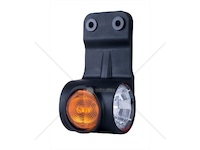 Svítilna poziční p 12v/24v 4xled č/b/o na gumě, kabel 0,6m 0777084_A