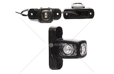 Svítilna poziční - tykadlo 12v/24v led krátká č/b/o, kabel 0,35m 0260038_A