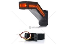 Svítilna poziční - tykadlo l 12v/24v led č/b/o+směrovka, kabel 0,4m 0262850_A