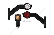Svítilna poziční - tykadlo l 12v/30v ft-140f/l led č/b/o, kabel 0,5m 0182688_A
