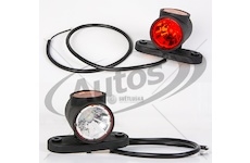 Svítilna poziční - tykadlo l/p 12v/24v 0,7/1,4w led č/b/o, kabel 0,5m 0215715_A