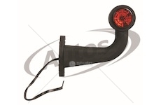 Svítilna poziční - tykadlo l/p 12v/30v ft-009f led č/b dlouhá, kabel 0,5m 0075305_A