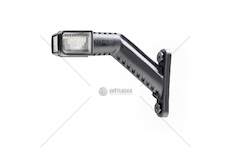Svítilna poziční - tykadlo l superpoint iv 12v/30v led č/b/o, kabel  0169940_A
