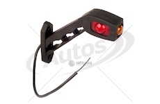 Svítilna poziční - tykadlo p 12v/24v 0,2/0,4w led č/b/ž, dlouhá, kabel 0,5m 0075298_A