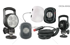 Svítilna pracovní diodová kulatá 4LED FI86 WESEM CRC5A.49456