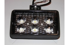 Svítilna pracovní obdélníková 6 LED 6X1W černá 7451BM