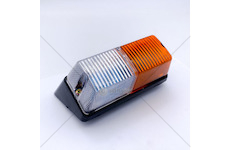 Svítilna přední Zetor dvoudílná Levá kov - obdelník