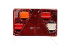 Svítilna sdružená diodová 12-24V bez osvětlení SPZ pravá WAS W70DL/391