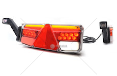 Svítilna sdružená LED zadní 6-funkční 12-24V levá WAS W170/1180