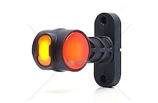 Svítilna sdružená obrysová přední, boční poziční bílo-červená 12-24V WAS W148.3/1097