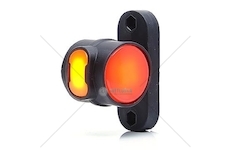 Svítilna sdružená obrysová přední, boční poziční bílo-červená 12-24V WAS W148.4/1099