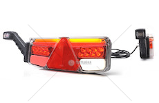 Svítilna sdružená zadní LED 6-funkcí 12-24V levá WAS W170DD/1186