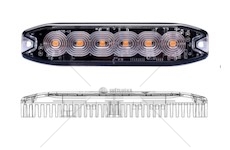 Svítilna varovná 6LED 12/24V oranžová MTX SM3020CTA