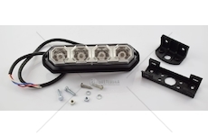 Svítilna varovná diodová 12/24V červená HORPOL LDO2259