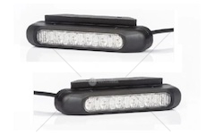 Svítilna varovná LED 12-36V žlutá FRISTOM FT-200LED PREDATOR 6-funkcí
