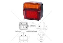 Svítilna zadní 3-dílná 12v/24v 35xled /poziční, brzdové, směrové/, kabel 1m 0079671_A