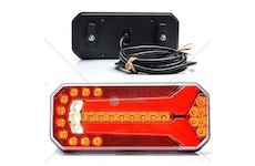 Svítilna zadní 6-dílná l/p 12v/24v led s osvětlením spz /stop,couvání,mlha,směr/kabel 2,0m 0262642_A