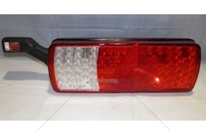 Svítilna zadní 6-dílná s trojúhelníkem a obrysovým světlem Levé Sertplast