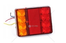 Svítilna zadní LED 12V 120x95mm 2kusy- přívěsný vozík, přívěs