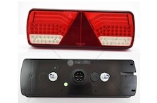 Svítilna zadní led 24v s trojúhelníkem, zásuvka 7pin 2xass2 0010LL_A