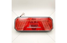 Svítilna zadní LED 6-funkcí sdružená LEVÁ trojúhelník 350x131 dynamická směrovka