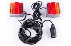 Svítilna zadní přívěsný vozík 7,5m + 2,5m 18-LED, na magnet