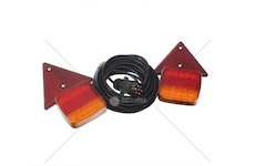 Svítilna zadní přívěsný vozík 7,5m + 2,5m s trojúheníkem magnet