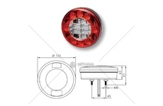Svítilna zadní valuefit 3-dílná l/p 10v/30v (mlha/couvák/obrys) 24xled, s kabelem 260mm 2nr357027051_A