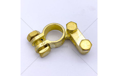 Svorka baterie CU mosazná plusová 