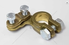 Svorka bateriová mosazná - kovaná  199-919142