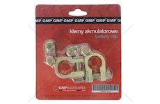 Svorka bateriová sada plus a minus mosazná