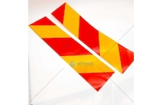 Tabule reflexní auto samolepka 2ks MTX T-2B/FOLIA