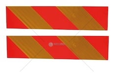 Tabule reflexní-auto samolepka 565x140 sada 2ks