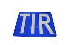 Tabule TIR 400x250mm ALU hladká třída reflexe I.