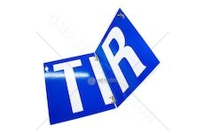 Tabule TIR 400x250mm ALU sklopná