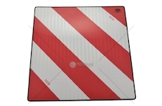 Tabule výstražná nadrozměr 500X500 odrazová DIN30710 101-04W-384P