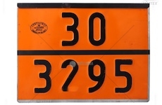 Tabulka nebezpečný náklad bez rámu  30/3295