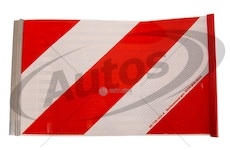 Tabulka reflexní nadměrný náklad l/p na zadní čelo - sada 2ks ,bílá-červená 0033667_A