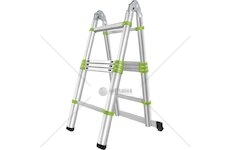 Teleskopický žebřík-štafle 3,2m FZZ 4003 FIELDMANN