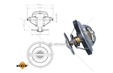 Temostat 87°c bez krytu s těsněním man tga od 04.2000, tgs/tgx od 09.2007 0300017_A