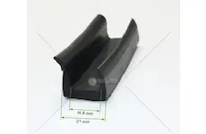 Těsnění rámu zadního okna boční / 0,58m | 5718-7924